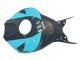 2004-2005 Honda CBR1000RR Motorcycle Fairings - Light Blue Glossy Black