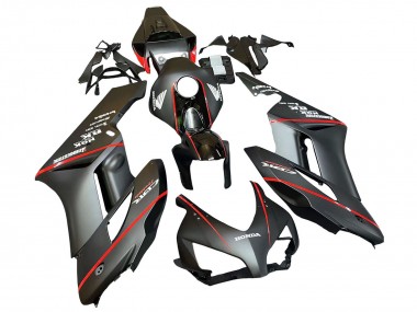 Cheap 2004-2005 Honda CBR1000RR Motorcycle Fairings - Glossy Black Glossy Grey Red Stripe