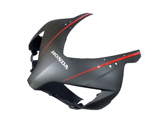 2004-2005 Honda CBR1000RR Motorcycle Fairings - Glossy Black Glossy Grey Red Stripe