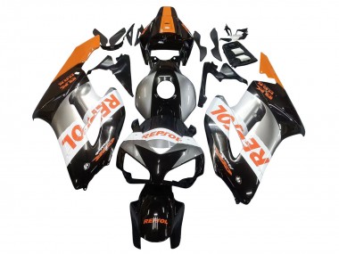 Cheap 2004-2005 Honda CBR1000RR Motorcycle Fairings - Orange Silver Glossy Black Repsol