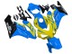 2004-2005 Honda CBR1000RR Motorcycle Fairings - Blue Yellow Glossy Black