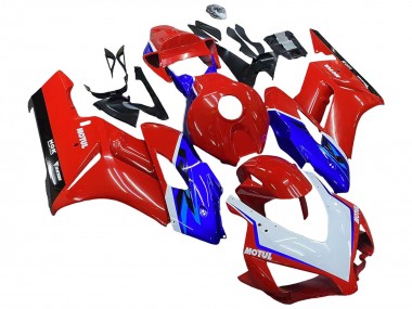 Cheap 2004-2005 Honda CBR1000RR Motorcycle Fairings - Red Blue White Black Motul