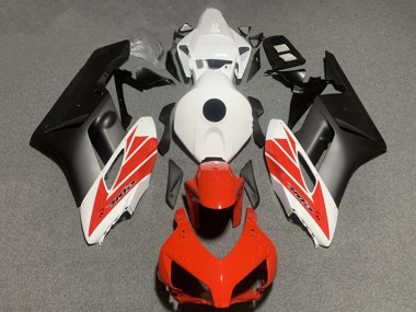 Cheap 2004-2005 Honda CBR1000RR Motorcycle Fairings - White Red Matte Black