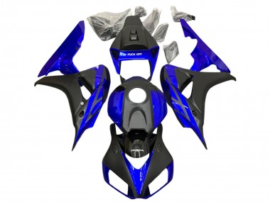 Cheap 2006-2007 Honda CBR1000RR Motorcycle Fairings - Blue Matte Black