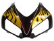 2006-2007 Honda CBR1000RR Motorcycle Fairings - Glossy Black Yellow Red Flame