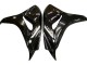 2006-2007 Honda CBR1000RR Motorcycle Fairings - Glossy Black Matte Black