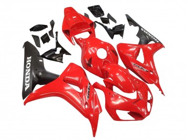 Cheap 2006-2007 Honda CBR1000RR Motorcycle Fairings - Red Matte Black