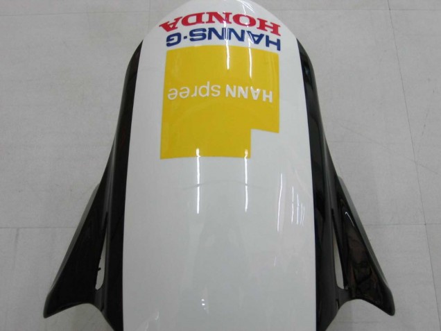 2006-2007 Honda CBR1000RR Motorcycle Fairings - White Green Glossy Black Hannspree 52