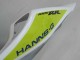 2006-2007 Honda CBR1000RR Motorcycle Fairings - White Green Glossy Black Hannspree 52