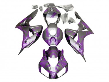 Cheap 2006-2007 Honda CBR1000RR Motorcycle Fairings - Silver Light Purple