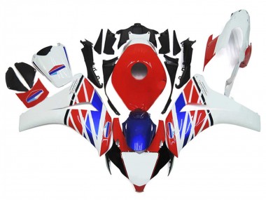 Cheap 2006-2007 Honda CBR1000RR Motorcycle Fairings - White Red Blue