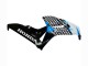 2006-2007 Honda CBR1000RR Motorcycle Fairing - White Blue Glossy Black
