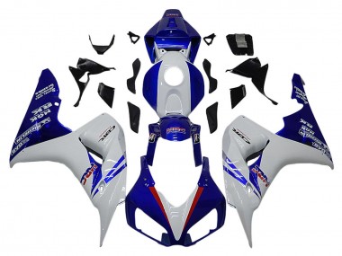 Cheap 2006-2007 Honda CBR1000RR Motorcycle Fairings - White Red Blue HRC