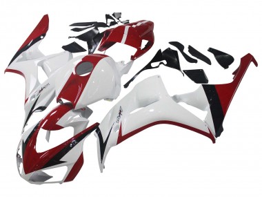 Cheap 2006-2007 Honda CBR1000RR Motorcycle Fairing Kits - White Red Glossy Black