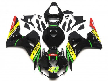Cheap 2006-2007 Honda CBR1000RR Motorcycle Fairings - Glossy Black Yellow Green Red Motul 44