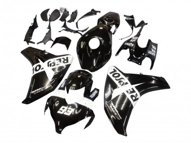 Cheap 2008-2011 Honda CBR1000RR Motorcycle Fairings - Glossy Black White Repsol 93