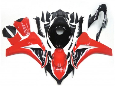 Cheap 2008-2011 Honda CBR1000RR Motorcycle Fairing Kits - Red Glossy Black