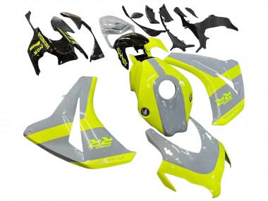 Cheap 2008-2011 Honda CBR1000RR Motorcycle Fairings - Nardo Grey Fluorescent Green