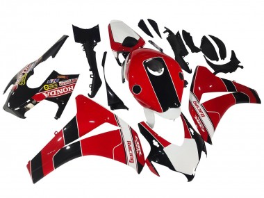Cheap 2008-2011 Honda CBR1000RR Motorcycle Fairings - Red White Glossy Black Racing
