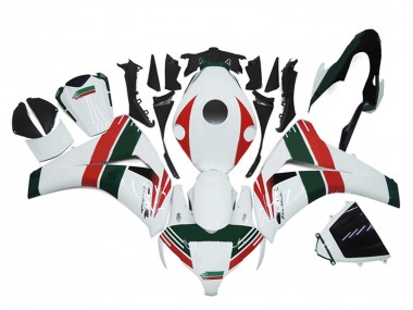Cheap 2008-2011 Honda CBR1000RR Motorcycle Fairings - White Red Dark Green