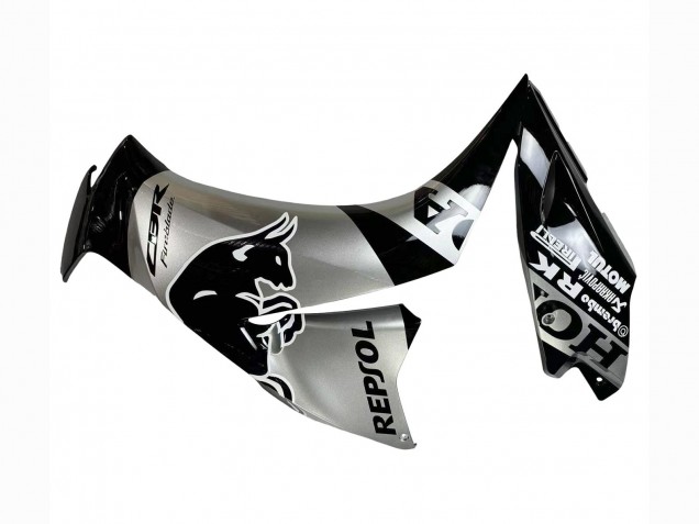 2012-2016 Honda CBR1000RR Motorcycle Fairings - Silver Glossy Black Repsol Red Bull