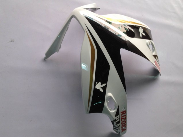 2012-2016 Honda CBR1000RR Motorcycle Fairings - White Glossy Black Rizoma Playboy