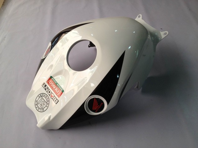 2012-2016 Honda CBR1000RR Motorcycle Fairings - White Glossy Black Rizoma Playboy