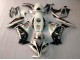 2012-2016 Honda CBR1000RR Motorcycle Fairings - White Glossy Black Rizoma Playboy