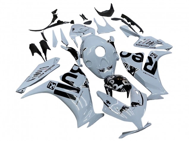 2012-2016 Honda CBR1000RR Motorcycle Fairings - Light Grey Glossy Black Red Bull