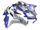 2012-2016 Honda CBR1000RR Motorcycle Fairings - Silver Blue HRC