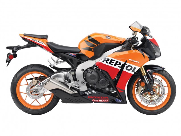 2012-2016 Honda CBR1000RR Motorcycle Fairings - Orange White Red Repsol