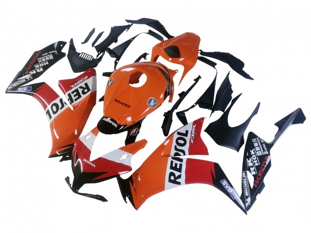 2012-2016 Honda CBR1000RR Motorcycle Fairings - Orange White Red Repsol