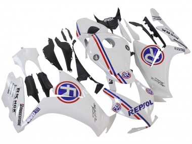 Cheap 2012-2016 Honda CBR1000RR Motorcycle Fairings - White Blue Red Repsol