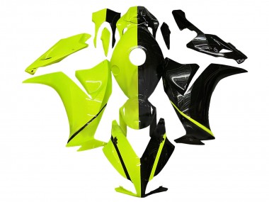 Cheap 2012-2016 Honda CBR1000RR Motorcycle Fairing - Fluorescent Green Glossy Black