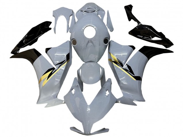 2012-2016 Honda CBR1000RR Motorcycle Fairings - Nardo Grey Gold Glossy Black