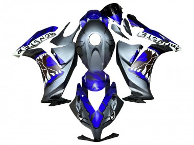 Cheap 2012-2016 Honda CBR1000RR Motorcycle Fairings - Blue Grey Matte Black Shark