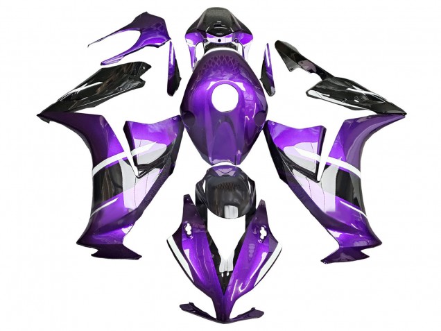 2012-2016 Honda CBR1000RR Motorcycle Fairing - Purple Glossy Black