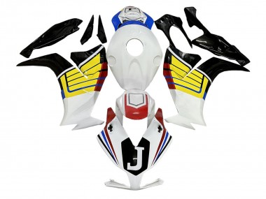 Cheap 2012-2016 Honda CBR1000RR Motorcycle Fairings - White Yellow Black