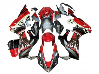 Cheap 2017-2023 Honda CBR1000RR Motorcycle Fairings - Red Grey Black Monster Shark