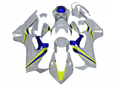 Cheap 2017-2023 Honda CBR1000RR Motorcycle Fairings - White Yellow Blue