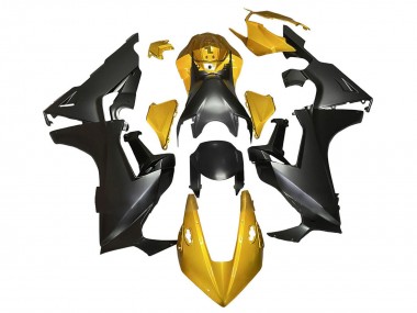 Cheap 2017-2023 Honda CBR1000RR Motorcycle Fairings - Gold Matte Black