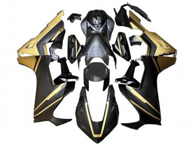 Cheap 2017-2023 Honda CBR1000RR Motorcycle Fairing - Gold Matte Black
