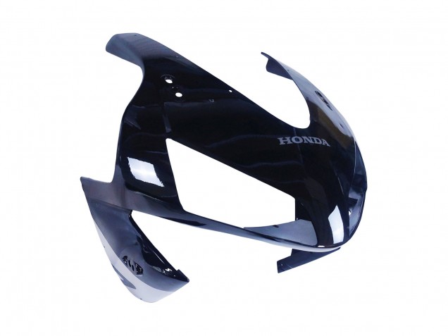 2003-2004 Honda CBR600RR Motorcycle Fairings - Silver Glossy Black