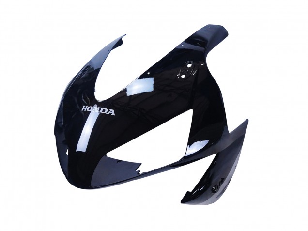 2003-2004 Honda CBR600RR Motorcycle Fairings - Silver Glossy Black