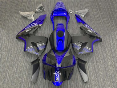 Cheap 2003-2004 Honda CBR600RR Motorcycle Fairings - Blue Matte Black
