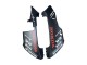 2003-2004 Honda CBR600RR Motorcycle Fairings - Matte Black Orange Repsol Rossi 46