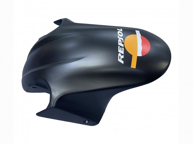 2003-2004 Honda CBR600RR Motorcycle Fairings - Matte Black Orange Repsol Rossi 46