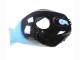 2003-2004 Honda CBR600RR Motorcycle Fairings - Light Blue Red Glossy Black Dunlop