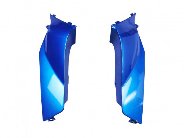 2003-2004 Honda CBR600RR Motorcycle Fairings - Blue Neon Yellow Glossy Black Shark
