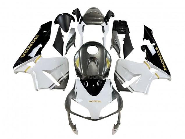 2003-2004 Honda CBR600RR Motorcycle Fairings - White Yellow Grey Black